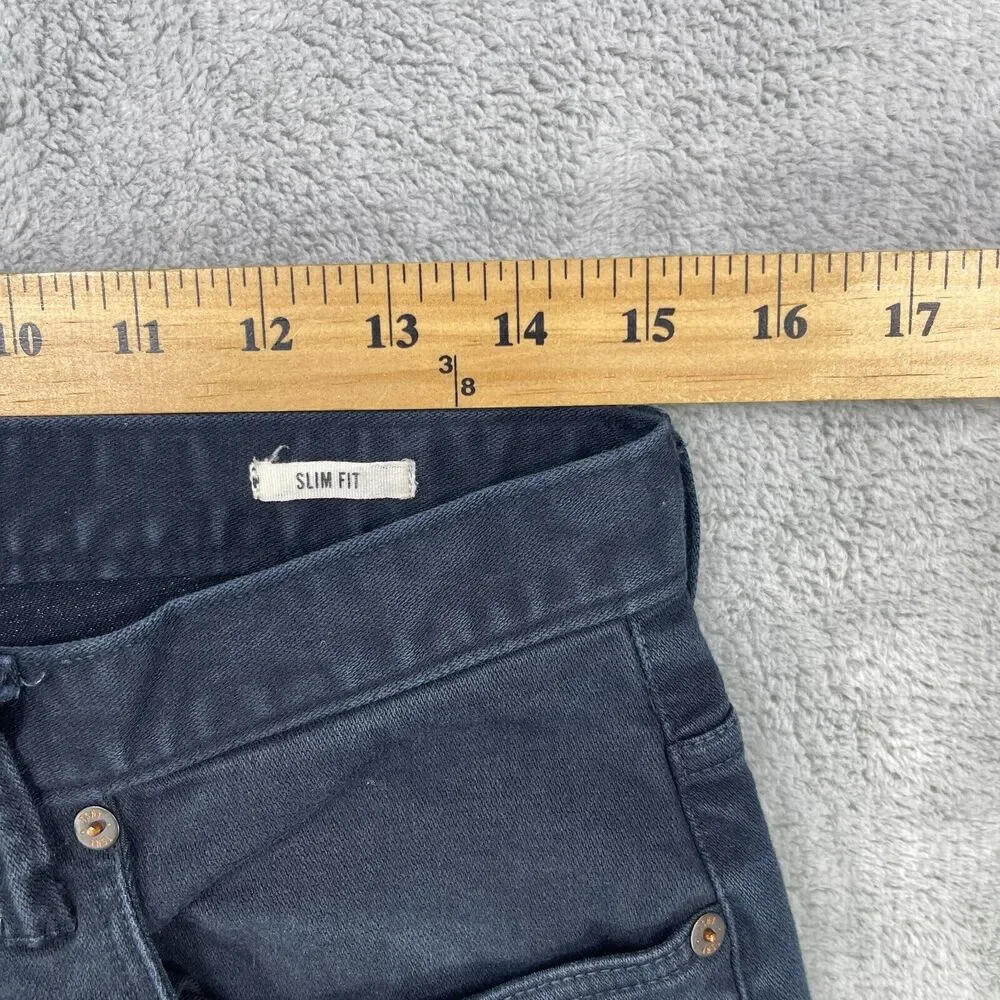 Todd Snyder Jeans Mens 30x30 5 Pocket Slim Fit Black Fade